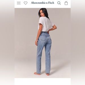 Abercrombie dad jeans size 26